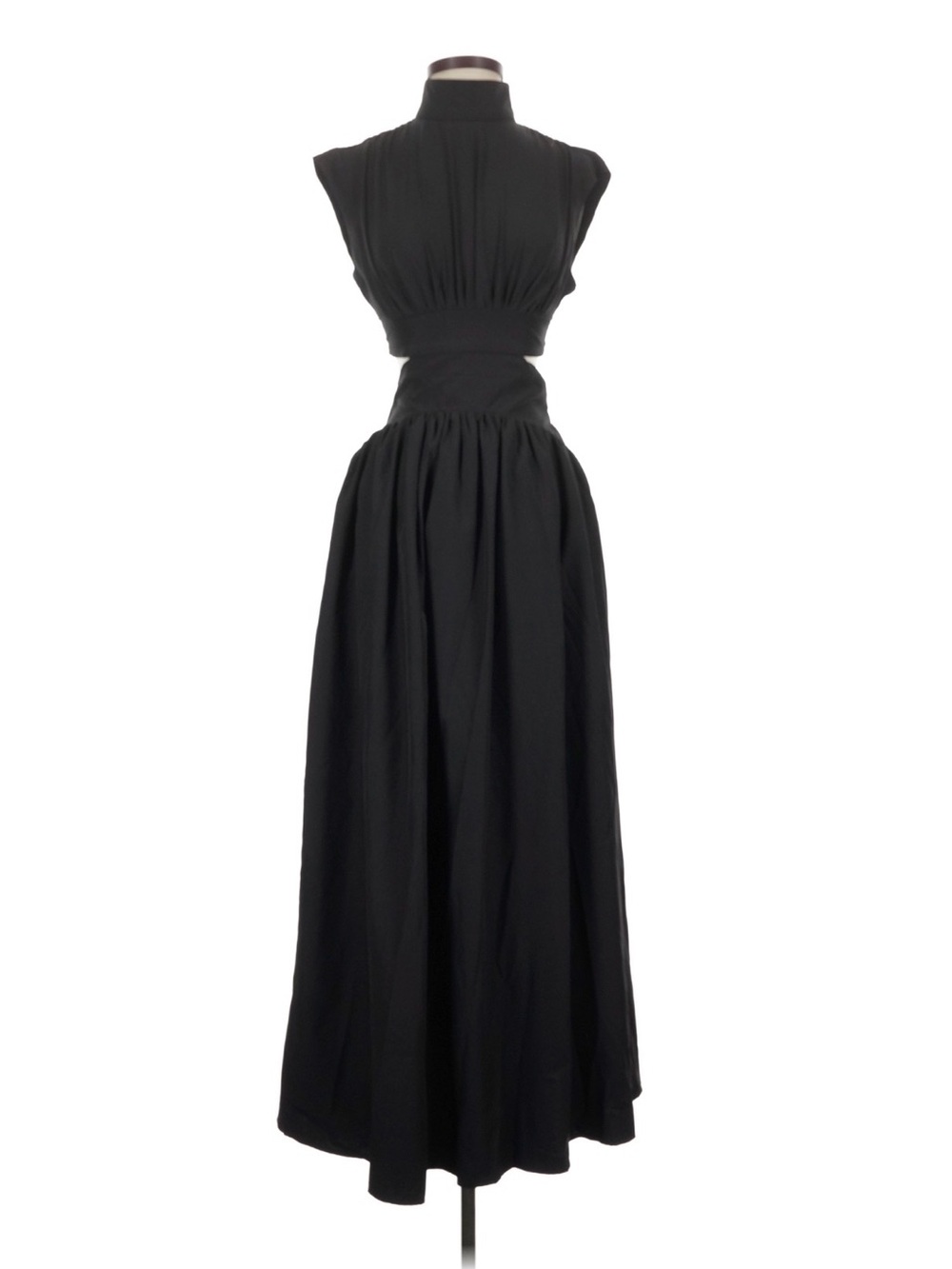 Commense Elegant cutout black Maxi Dress - XS